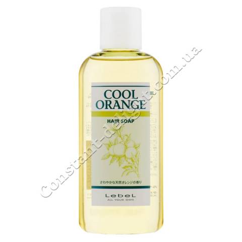Шампунь для жирної шкіри голови Холодний Апельсин Lebel Cool Orange Hair Soap 200 ml