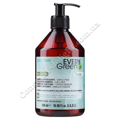 Шампунь эластичный для кучерявых волос Dikson Every Green Curly Hair Elasticising Shampoo 500 ml