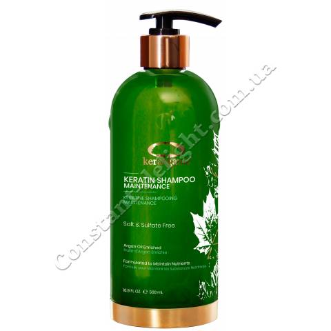 Шампунь Кератиновый безсульфатный Kerarganic Keratin Shampoo Maintenance 250 ml