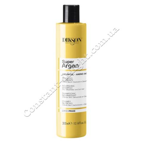Шампунь питательный для волос с аргановым маслом Dikson Dikso Prime Nourishing Super Argan Shampoo 300 ml