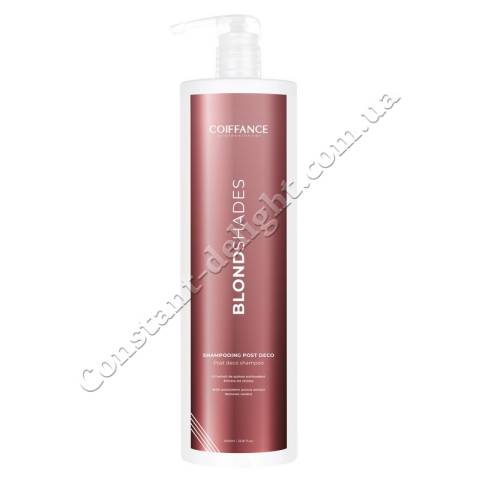 Шампунь після освітлення волосся Coiffance Professional Blondshades Post Deco Shampoo 1000 ml