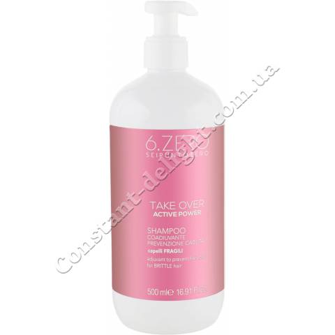 Шампунь проти випадіння волосся 6. Zero Seipuntozero Take Over Active Power Shampoo 500 ml