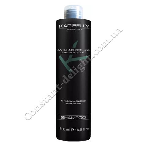 Шампунь проти випадіння волосся з арнікою та кропивою Karibelly Anti-Hairloss Shampoo 500 ml