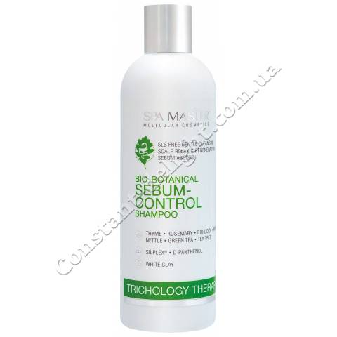 Шампунь проти жирної шкіри голови Spa Master Trichology Therapy Sebum-Control Shampoo 330 ml