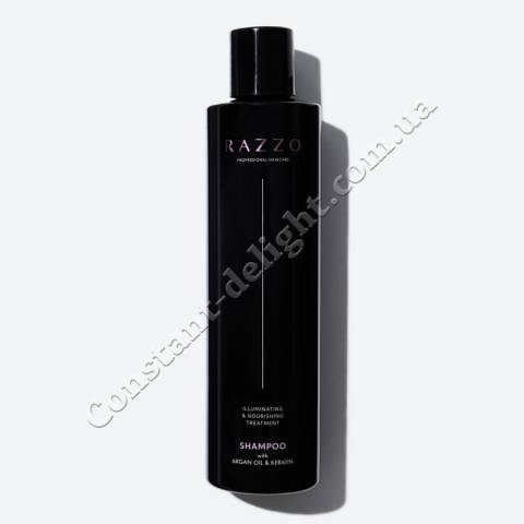 Шампунь для волосся з аргановою олією і кератином Razzo Shampoo with Argan Oil & Keratin 250 ml