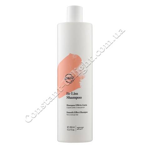 Шампунь с эффектом разглаживания для тонких и непослушных волос 360 Be Liss Shampoo 450 ml