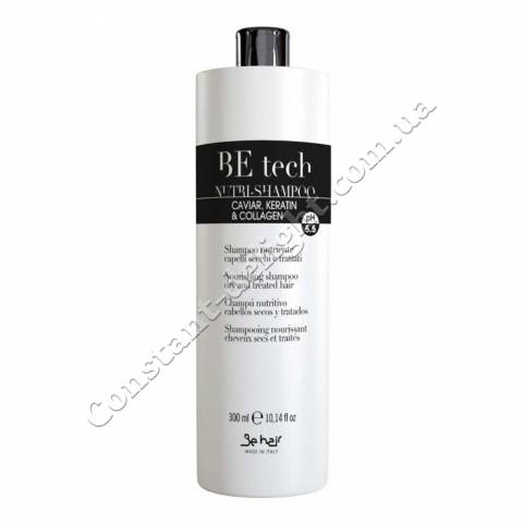 Шампунь с кератином и коллагеном 5,5 рН Be Hair Be Color Shampoo With Caviar, Keratin & Collagen pH 5.5, 300 ml
