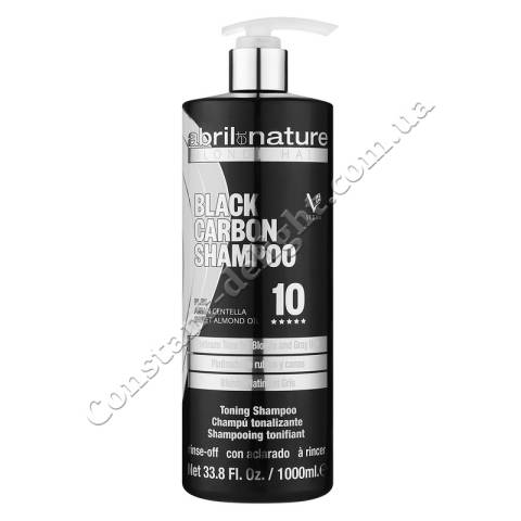 Шампунь для волосся Abril et Nature Black Carbon Toning Shampoo 1000 ml