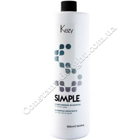 Шампунь увлажняющий для всех типов волос Kezy Simple Moisturizing Shampoo 1000 ml