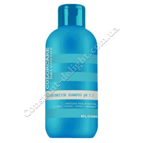 Шампунь відновлюючий для пошкодженого волосся Elgon Colorcare Re-Animation Shampoo 300 ml