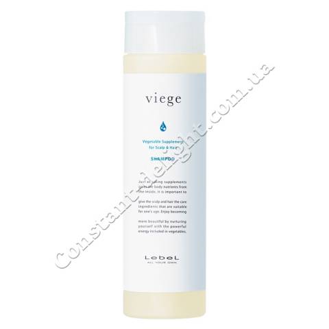 Шампунь восстанавливающий для волос и кожи головы Lebel Viege Shampoo 240 ml
