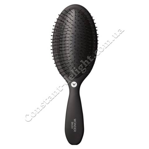 Щітка для догляду за волоссям та шкірою голови чорна HH Simonsen Wonder Brush Black