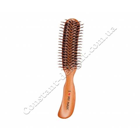 Щетка для волос деревянная  I Love My Hair SHINY BRUSH 17180 CNB