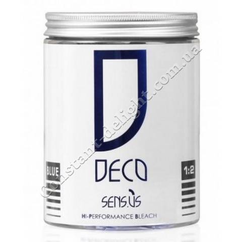 Синій знебарвлюючий крем Sens.us Deco Cream Bleach 500 ml