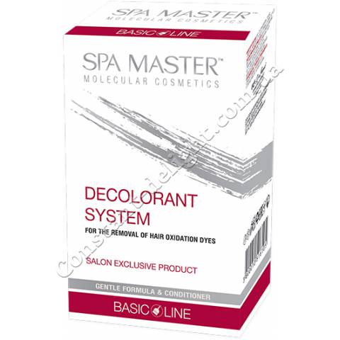 Система для видалення фарби з волосся Spa Master Decolorant System Gentle Formula & Conditioner 2x110 ml