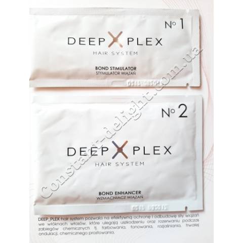 Система захисту та відновлення волосся Stapiz Deep Plex System No.1 & No.2, 6 ml + 25 ml