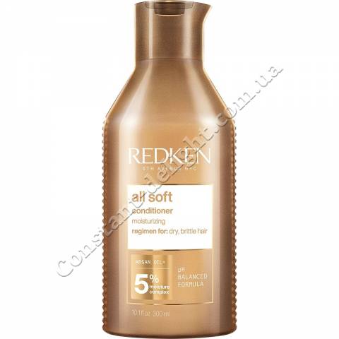 Пом'якшувальний кондиціонер для сухих і ламких волосся Redken All Soft Conditioner 300 ml