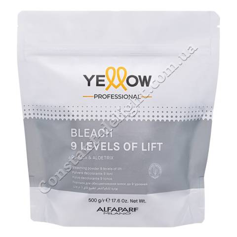 Yellow Bleach 9 Levels Осветляющая пудра для волос до 9-ти тонов 500 g