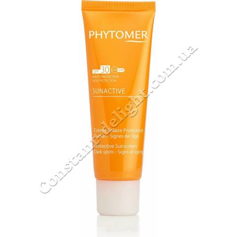 Солнцезащитный антивозрастной крем для лица Phytomer Sunactive Protective Sunscreen SPF 30, 50 ml