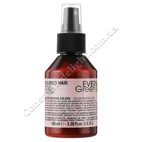 Спрей-эликсир для оживления цвета окрашенных волос Dikson Every Green Colored Hair Revive Elixir 100 ml