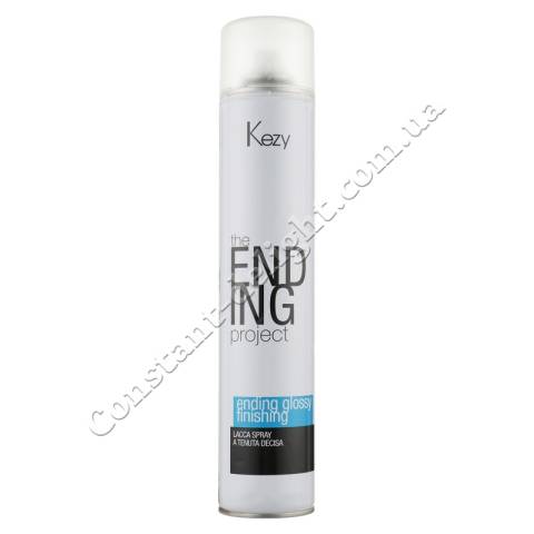 Финишный лак для придания волосам глянцевого блеска Kezy The Ending Project Ending Glossy Finishing Spray 500 ml