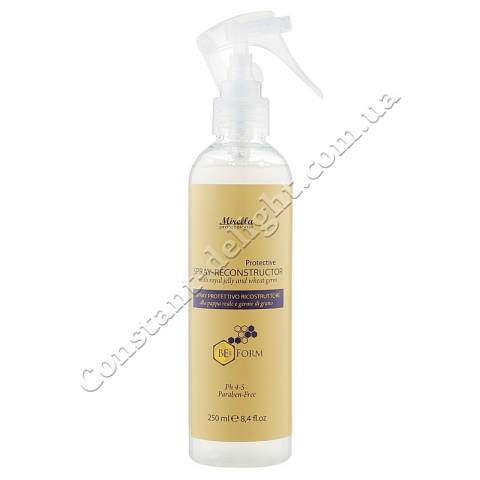 Спрей-реконструктор для волос с маточным молочком и пшеничными протеинами Mirella Professional BeeForm Spray-Reconstructor 250 ml