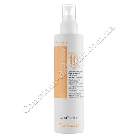 Спрей 10 функций для сухих волос Fanola Nutry Care Restructuring Spray 200 ml