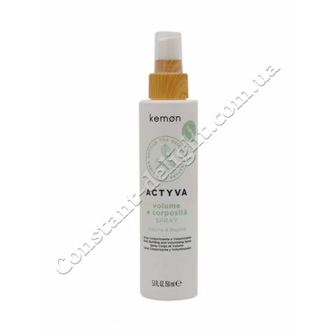 Спрей для додання щільності тонким волоссю Kemon Actyva Volume e Corposita Spray 150 ml