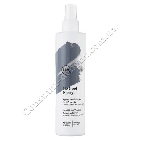 Спрей для тонування та розплутування темного, освітленого або сивого волосся 360 Be Cool Spray 250 ml