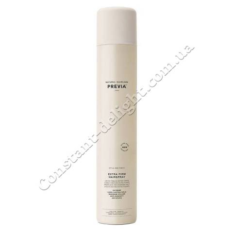 Эко-спрей для укладки волос сильной фиксации Previa Style and Finish Extra Firm Hairspray 400 ml