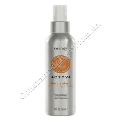 Спрей для волосся з морською сіллю для надання текстури Kemon Actyva Linfa Solare Salty Texture Spray 125 ml