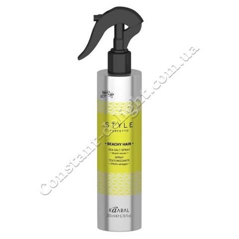 Спрей для волос с морской солью Kaaral Style Perfetto Sea Salt Spray 200 ml
