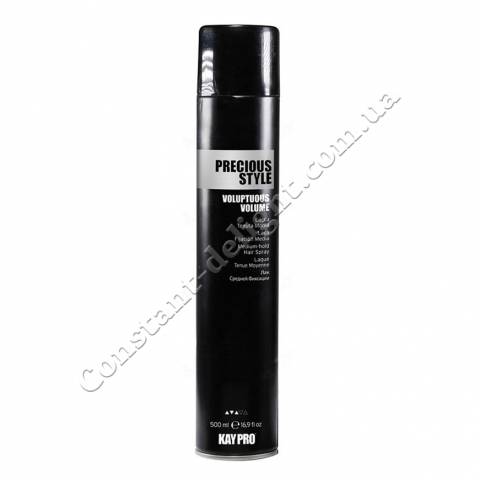 Спрей-лак Роскошный Oбъём средней фиксации KayPro Precious Style Volume Medium Hold Hairspray 500 ml