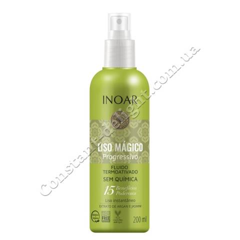 Спрей термозащита для волос Inoar Liso Magico Progressivo 200 ml