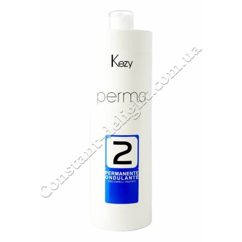 Средство для перманентной завивки химически обработанных волос Kezy Perma 2, 1000 ml