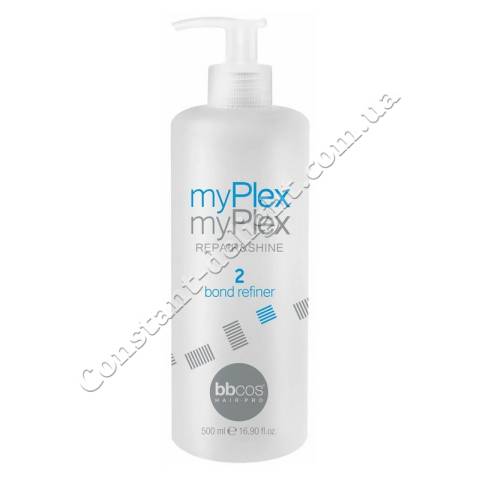 Засіб для покращення структури волосся (склад №2) BBcos Myplex Repair & Shine 2 Bond Refiner 500 ml