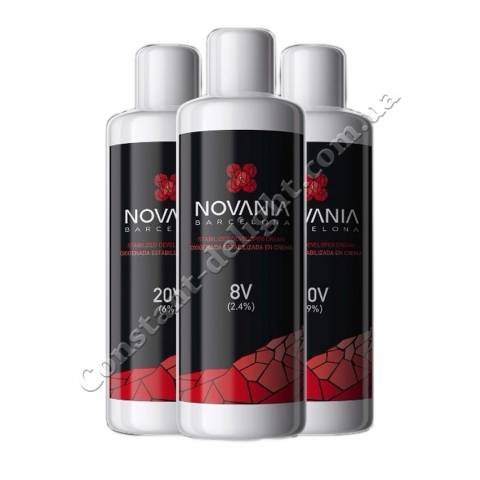 Стабілізований крем-активатор Novania Barcelona Stabilized Developer Cream 2,4%, 6%, 9%, 12% 1000 ml