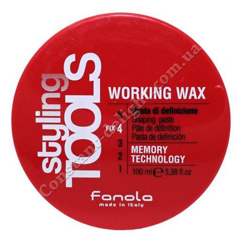 Структурирующая паста для укладки волос Fanola Styling Tools Working Wax 100 ml