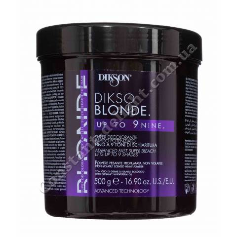 Осветляющий порошок до 9 тонов Dikson Dikso Blonde Bleaching Powder Up To 9, 500 g