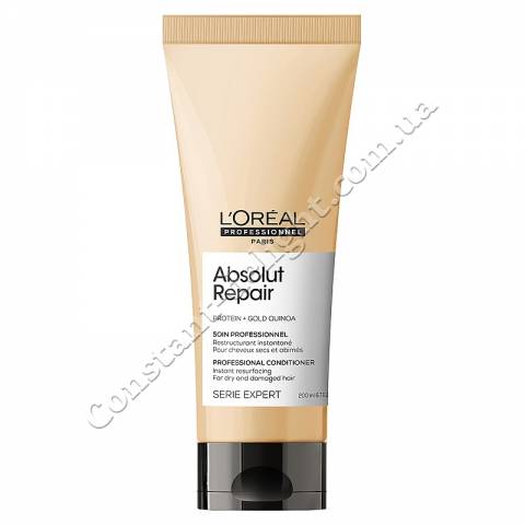 Восстанавливающий кондиционер для поврежденных волос L'Oreal Professionnel Serie Expert Absolut Repair Gold Quinoa+Protein Conditioner 200 ml