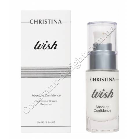Сыворотка Абсолютная Уверенность для сокращения мимических морщин на лице Christina Wish Absolute Confidence 30 ml