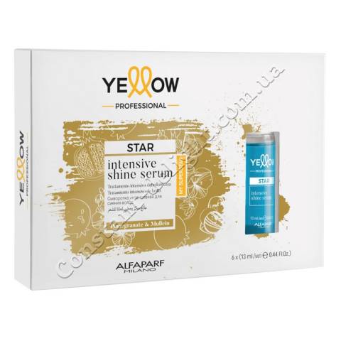 Сыворотка для интенсивного блеска волос Yellow Star Intensive Shine Serum 6x13 ml