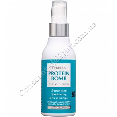 Сыворотка для волос Протеиновая бомба Chakan Factory Protein Bomb Silk 90% Therapy 100 ml