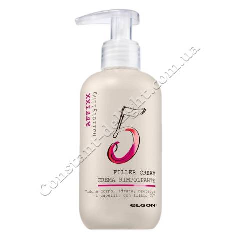 Термозащитный уплотняющий филлер-крем для укладки волос Elgon Affixx 5 Filler Cream 200 ml