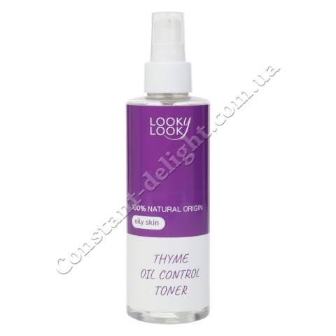Тонік для комбінованої та схильної до жирності шкіри з екстрактом чебрецю Looky Look Thyme Oil Control Toner 200 ml