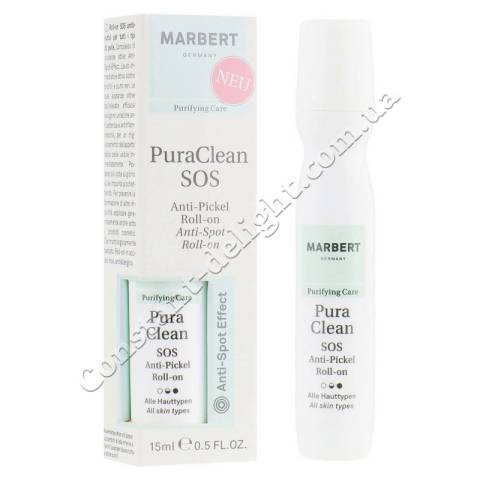 Тонік для проблемної шкіри обличчя Marbert PuraClean SOS Anti-Pickel Roll-On 15 ml