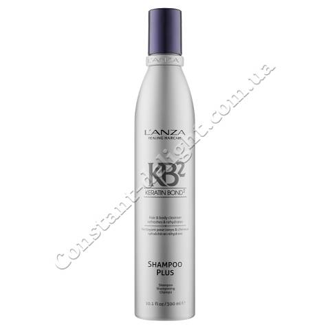 Тонизирующий шампунь для волос и тела L'anza Keratin Bond 2 Shampoo Plus 300 ml