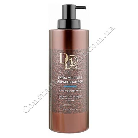 Зволожуючий шампунь для відновлення волосся Clever Hair Cosmetics 3D Line Extra Moisture Repair Shampoo 1000 ml
