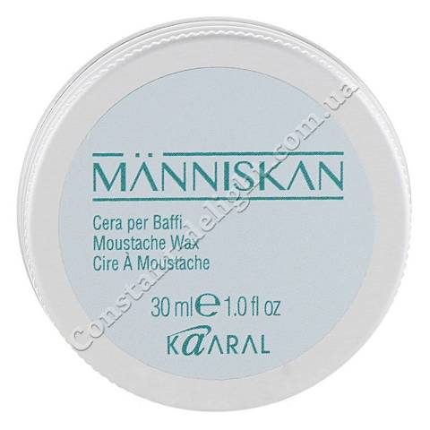 Увлажняющий воск для усов Kaaral Manniskan Moustache Wax 30 ml (2)