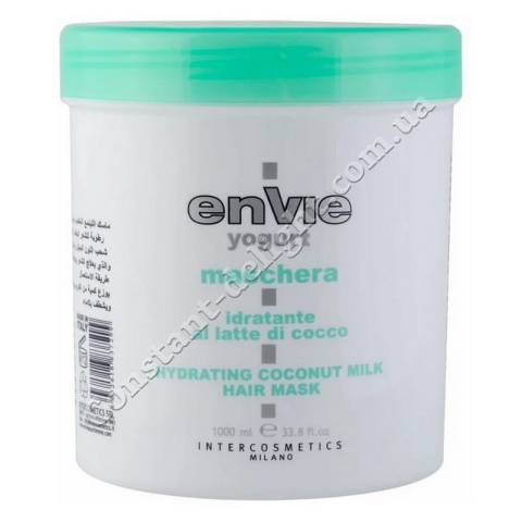 Увлажняющая маска для волос с кокосовым молоком Envie Yogurt Hydrating Coconut Milk Hair Mask 1000 ml